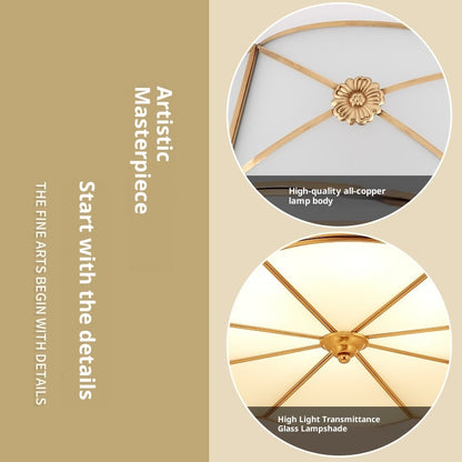 Plafonnier Cuivre LED Moderne