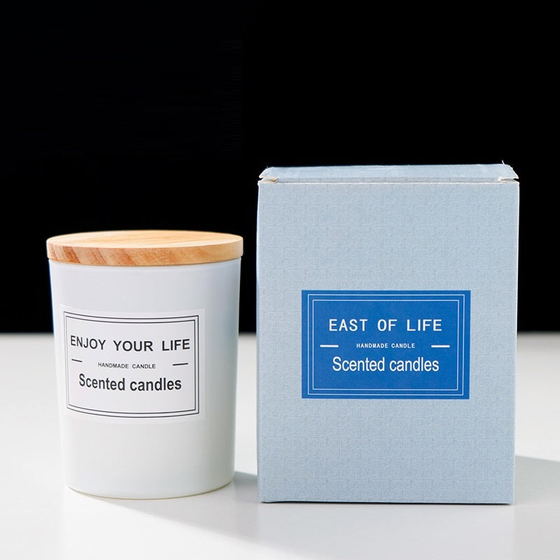 Bougie d’Aromathérapie en Pierre de Cristal Naturelle