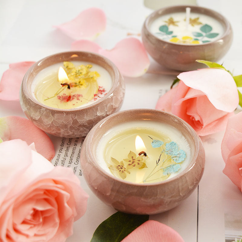 FloralCup Candle